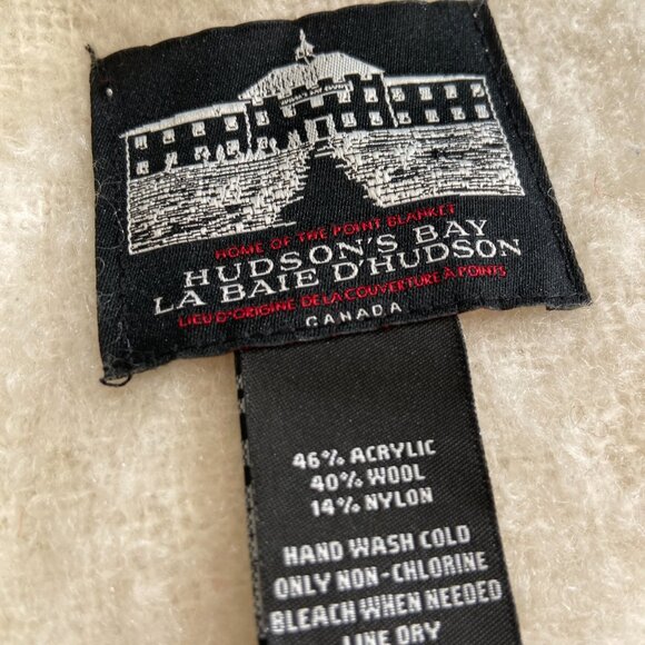 Hudson's Bay Wool Blend Blanket / Throw - Picture 3 of 7